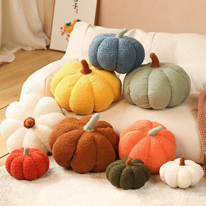 Pumpkin Soft Plush Throw Pillows