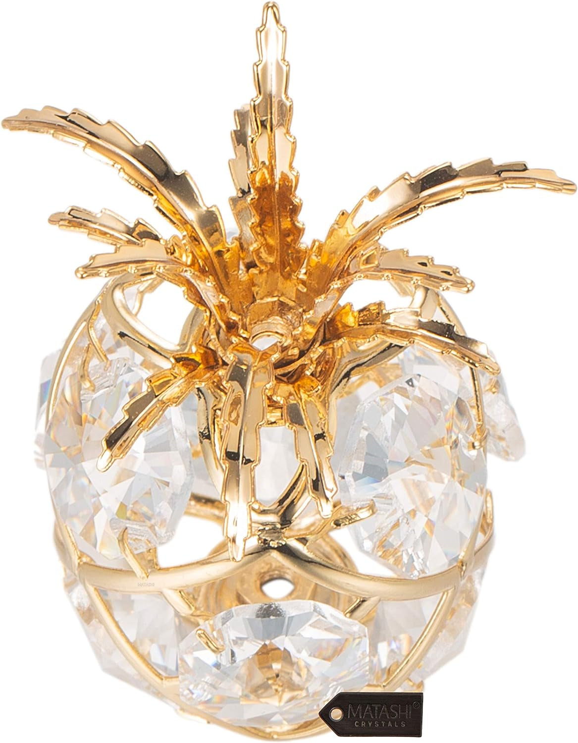 24K Gold Plated Mini Pineapple Tabletop Ornament 