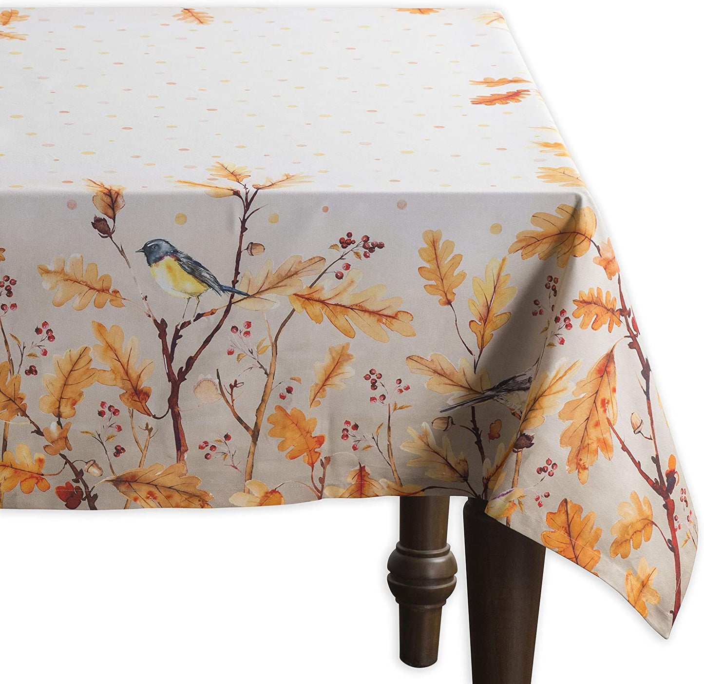 100% Cotton Cover - 60"X60" Square Fall Decorative Dinning Tablecloths