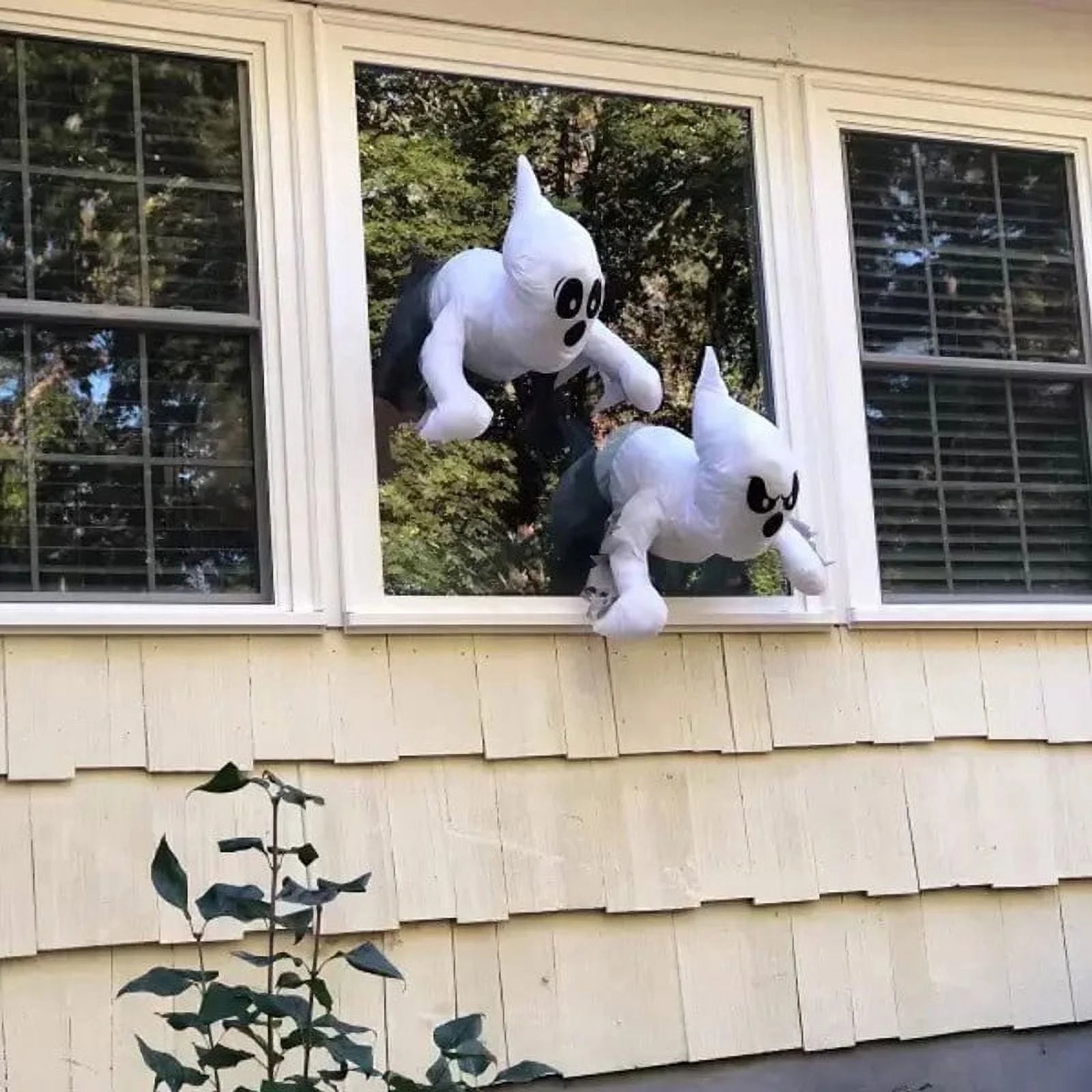 Ghost Floating through Window