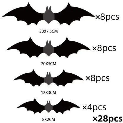 3D Bat Stickers 