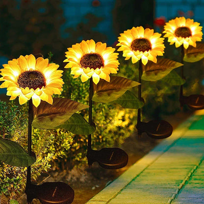 Solar Powered LED Sunflowers