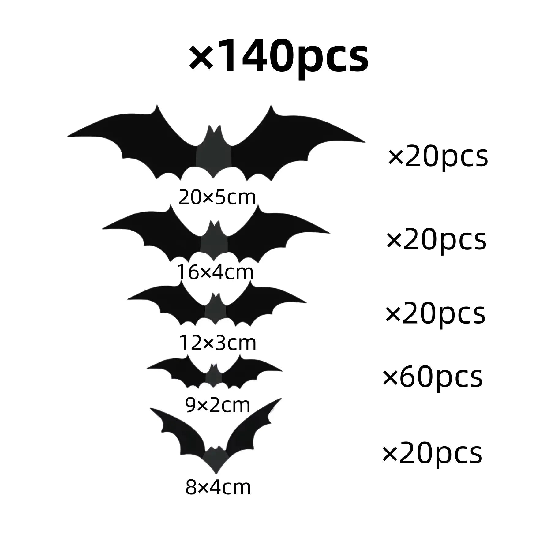 Halloween 3D Bats Light Wall Decor,Realistic PVC 3D Bats Sticker Lights 