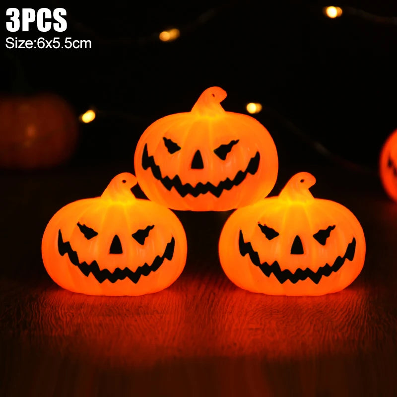 Halloween Led Glow Ghost Tree Light up Pumpkin Home Decoration 