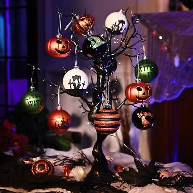 Set of 16 Halloween Tree Ornaments