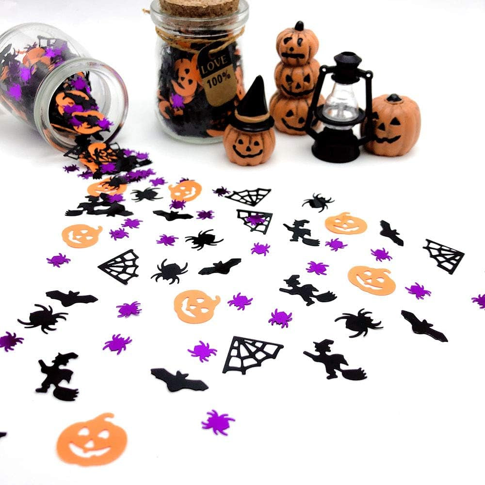 Halloween Confetti Glitter Sprinkles for Party Table Scatters Decoration 