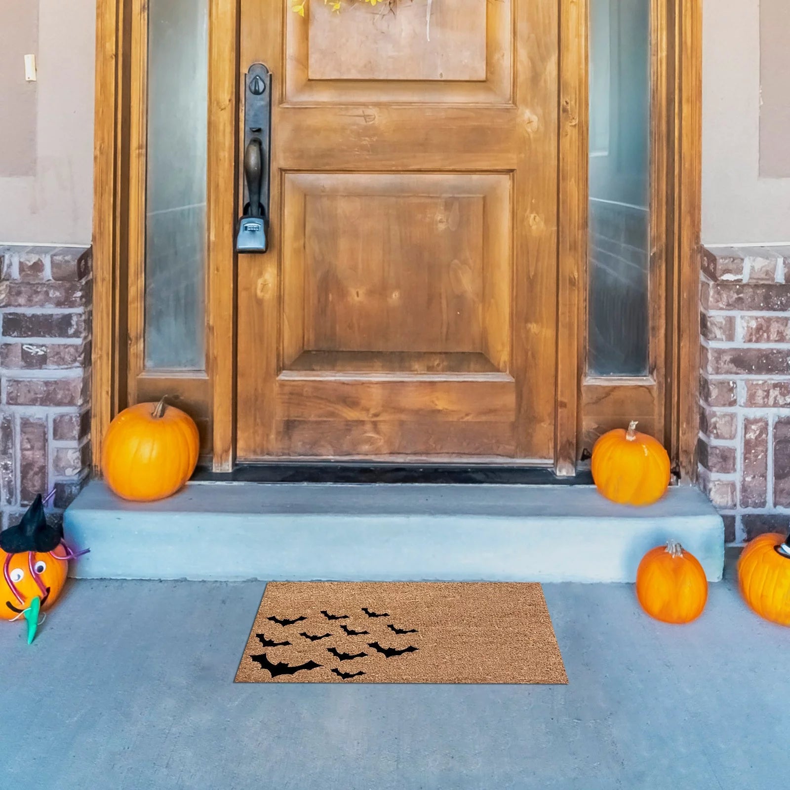 Bats/ Ghost/ Boo Halloween Rug