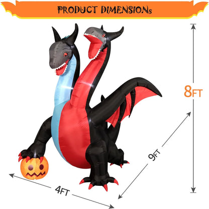 Inflatable Double Headed Dragon