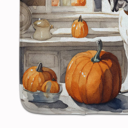 Boxer Fall Kitchen Pumpkins Memory Foam Kitchen Mat