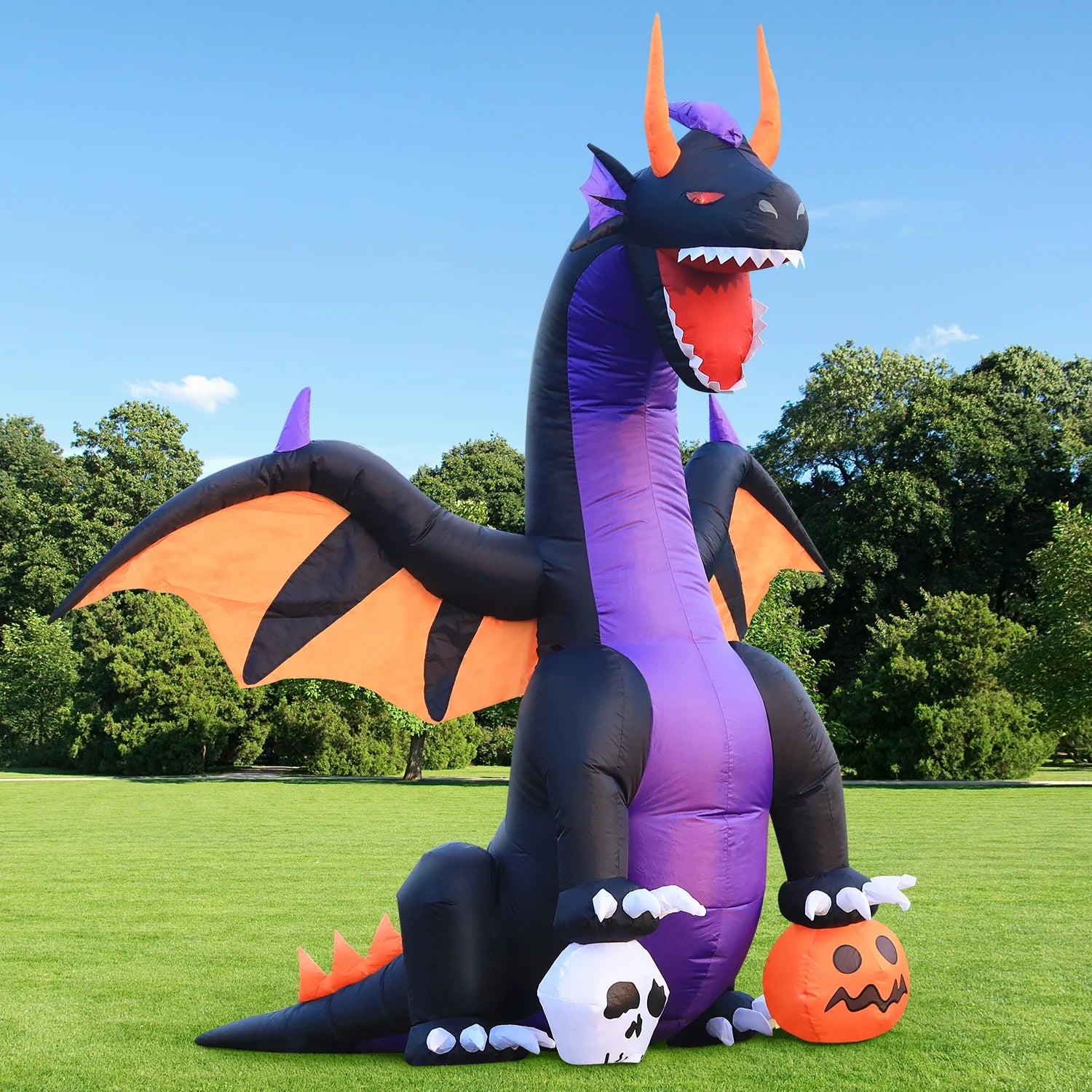 Inflatable Halloween Colored Dragon