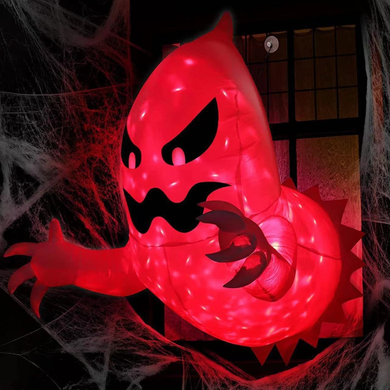 Inflatable Window Ghost with LED