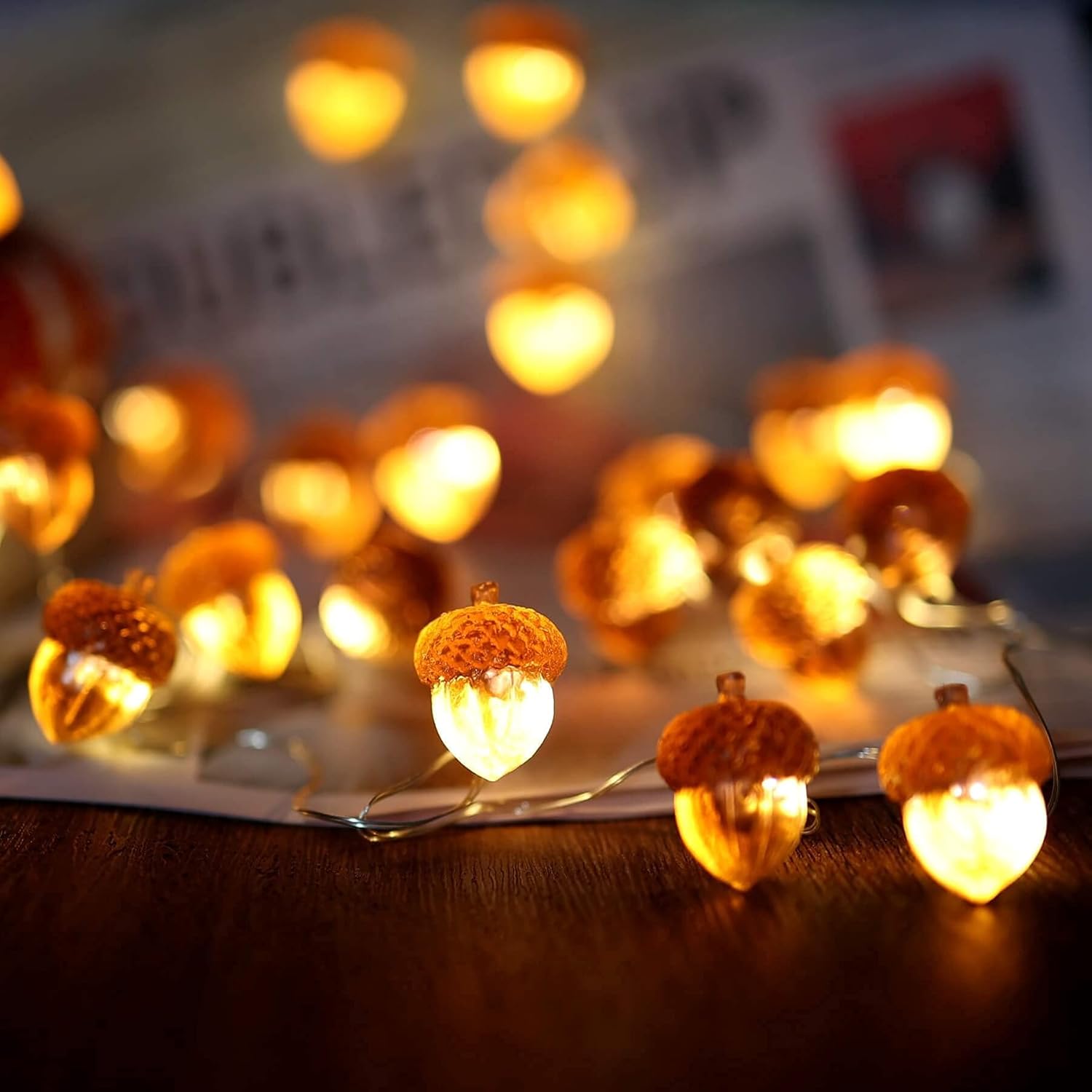 Acorn String Lights 