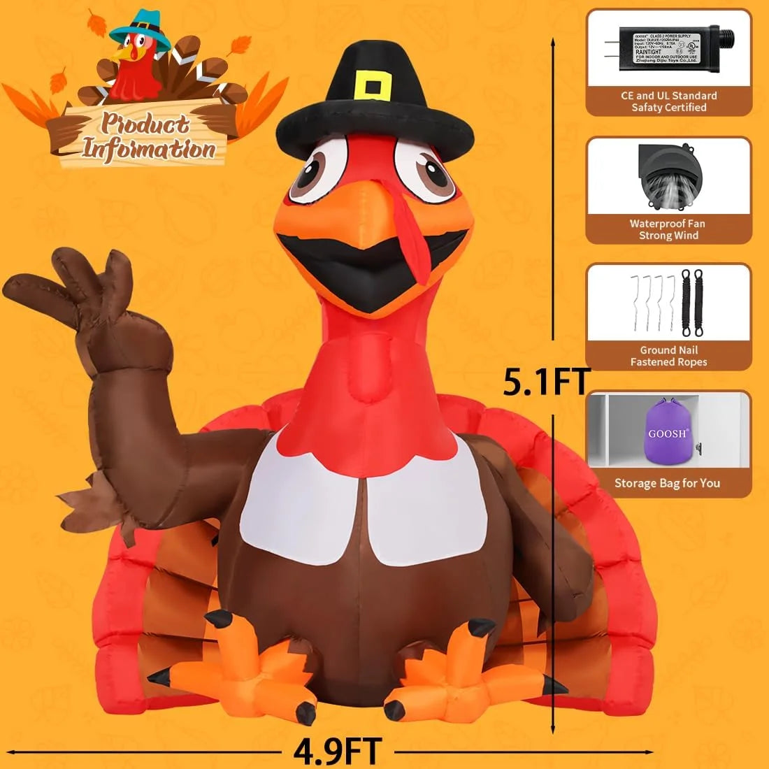 Inflatable Turkey