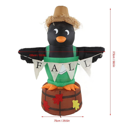 Inflatable Autumn Penguin