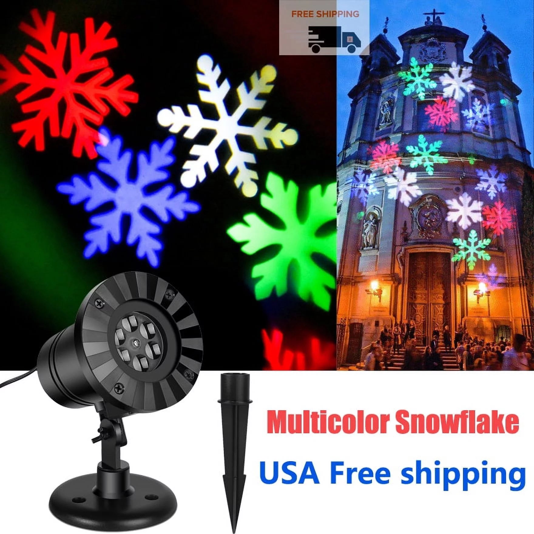 Waterproof Holiday Decorative Lighting Projectors