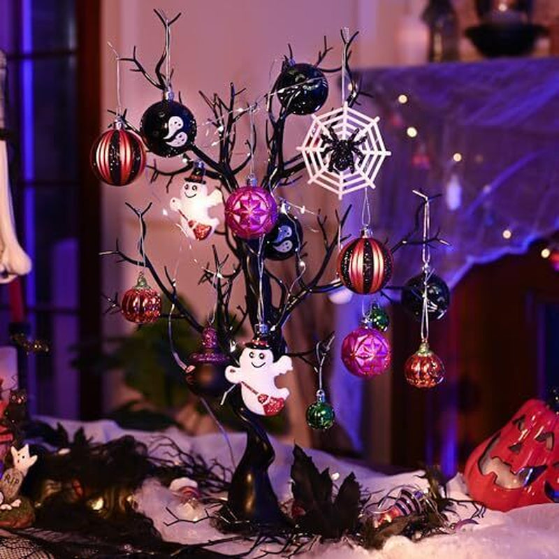 Set of 40 Halloween Figurine Ornaments 