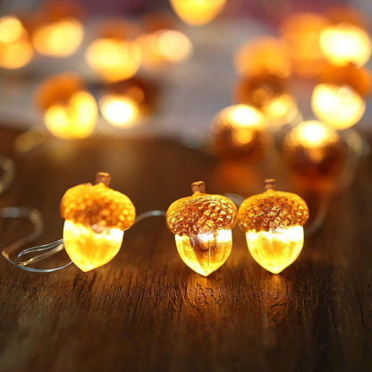 Acorn String Lights 