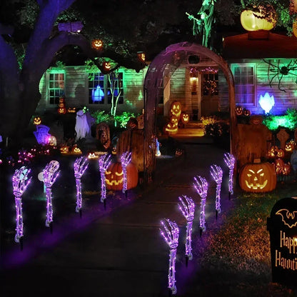 Glowing Ghost Hands Courtyard Floor Inserts