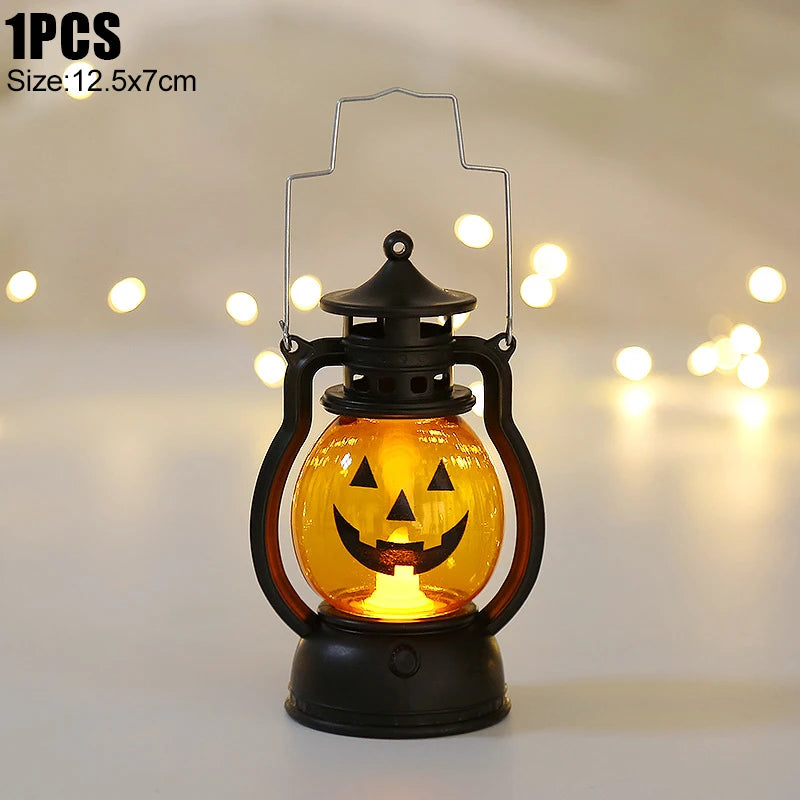 Halloween Led Glow Ghost Tree Light up Pumpkin Home Decoration 