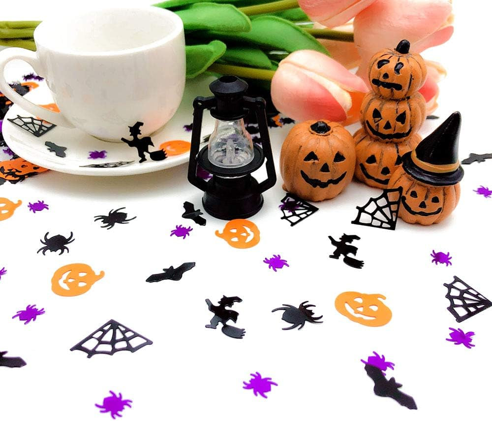 Halloween Confetti Glitter Sprinkles for Party Table Scatters Decoration 