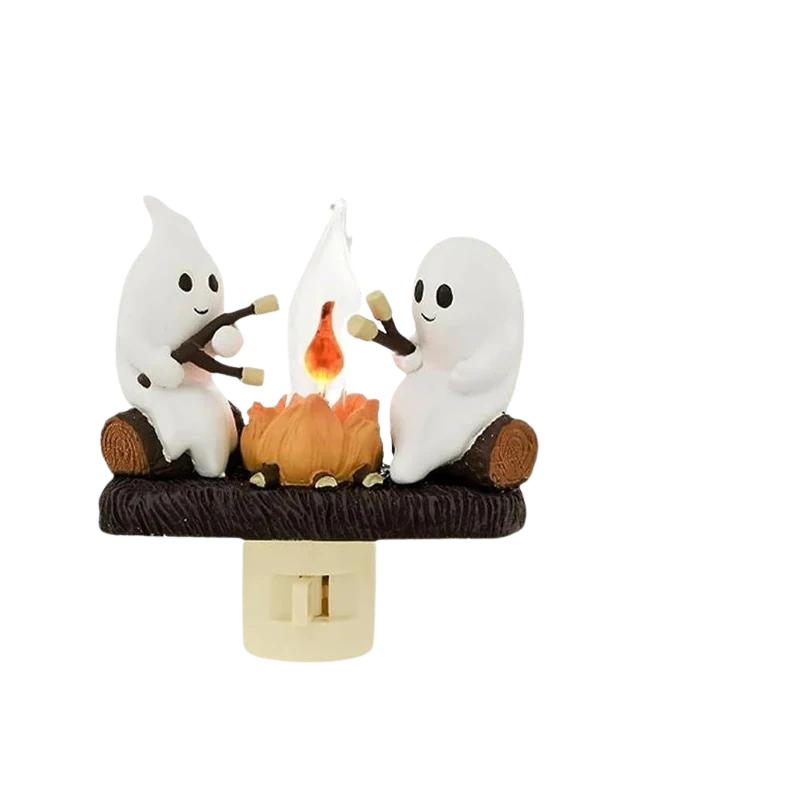 Ghosts by the Campfire Outlet Nightlight