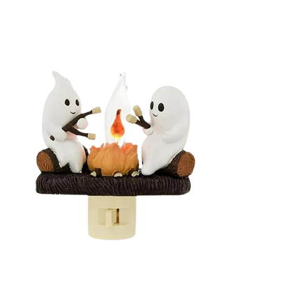 Ghosts by the Campfire Outlet Nightlight