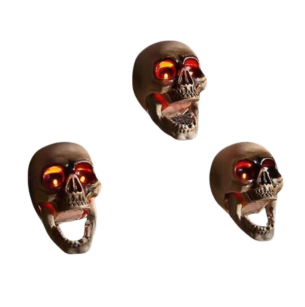 Wireless Hanging Skull Heads