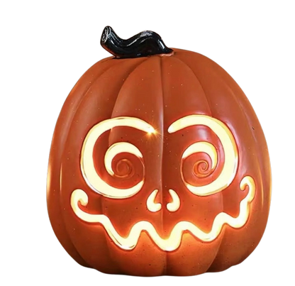 Halloween Pumpkin Light up Jack O Lantern Pumpkin Figurine 