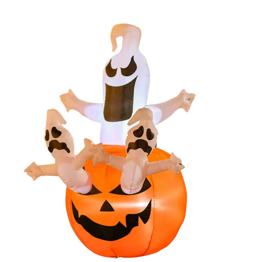 Ghost Jack O Lantern Inflatable