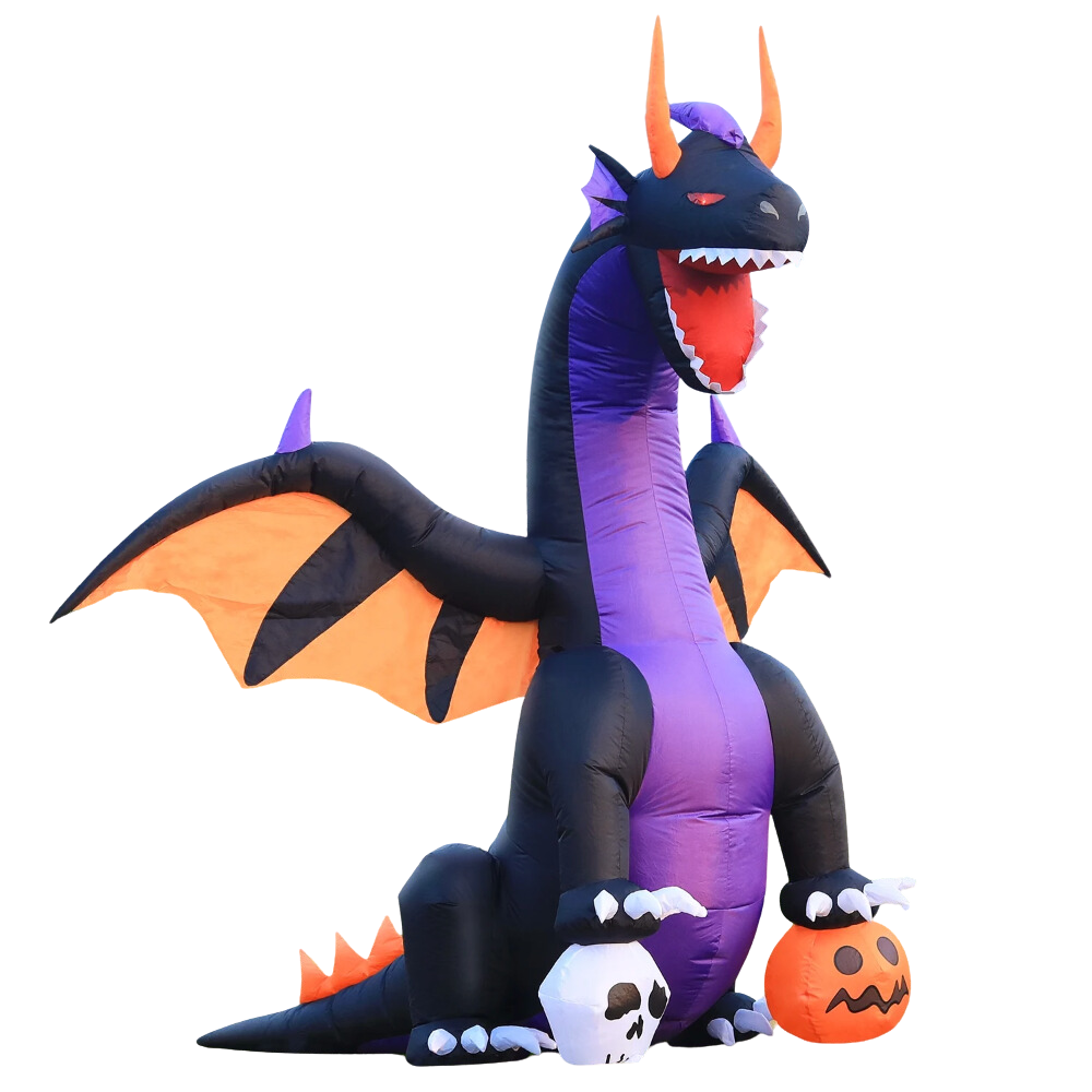 Inflatable Halloween Colored Dragon