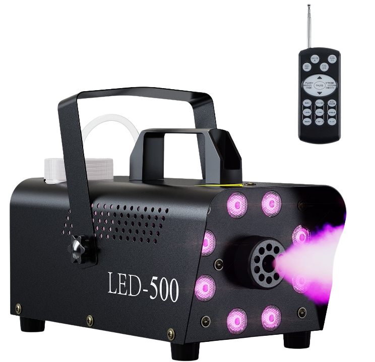 Halloween Fog Machine w/ 3 Stage LED Lights