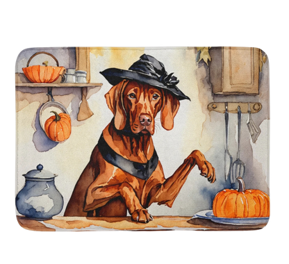 Vizsla Fall Kitchen Pumpkins Memory Foam Kitchen Mat