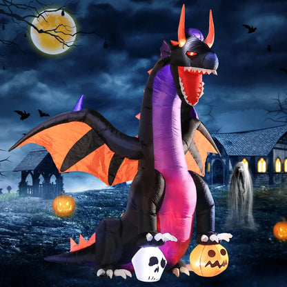 Inflatable Halloween Colored Dragon