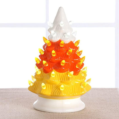 Candy Corn Tree with lights