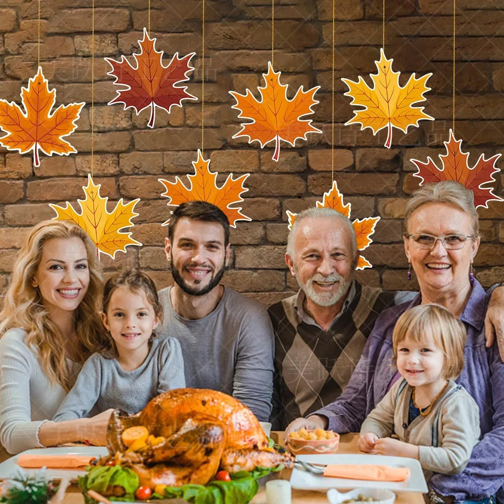 Hanging Maple Leafs