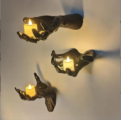 Creepy Hands Candle Holder/ Hook (3 Pcs (Comes with Candles))