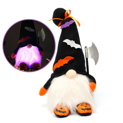 Halloween Faceless Doll Halloween Gnome Luminous Halloween Gnome Plush Dwarf Decorations Faceless Plush Doll Party Decor