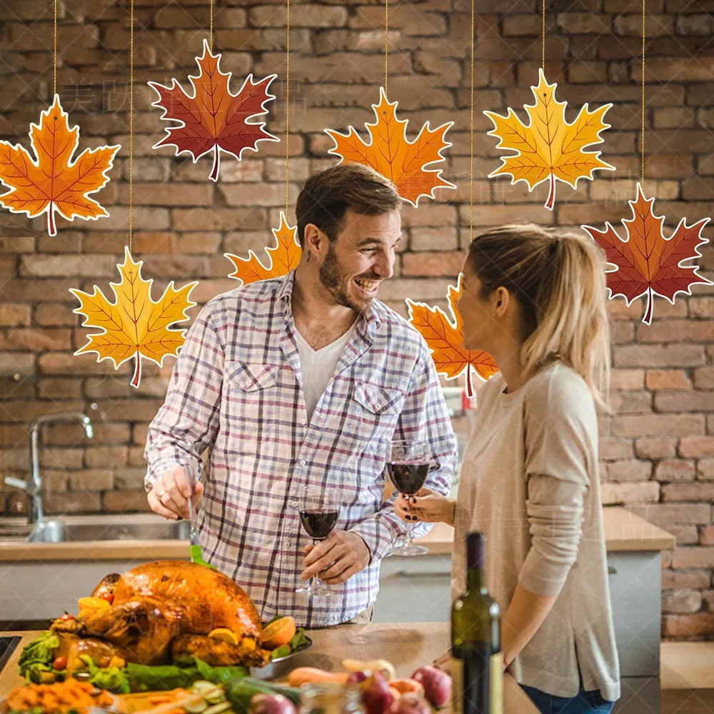 Hanging Maple Leafs