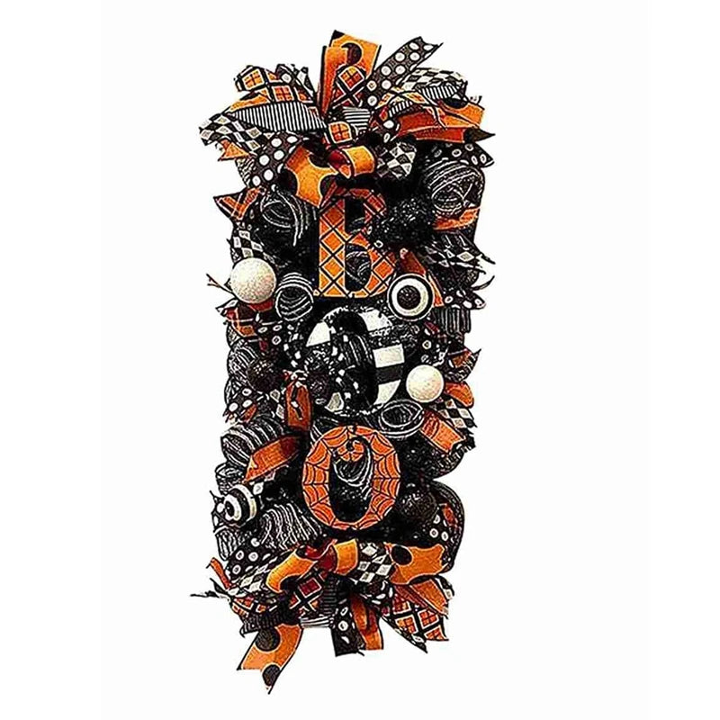  Halloween Swag BOO Wreath