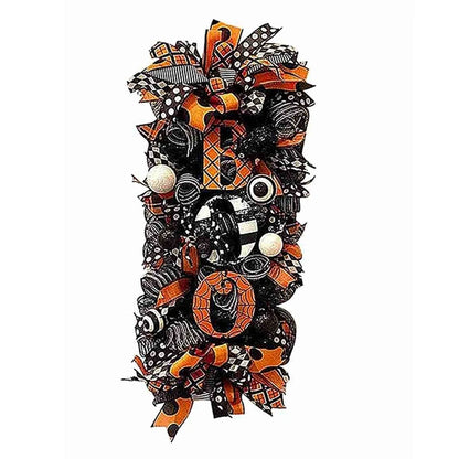  Halloween Swag BOO Wreath