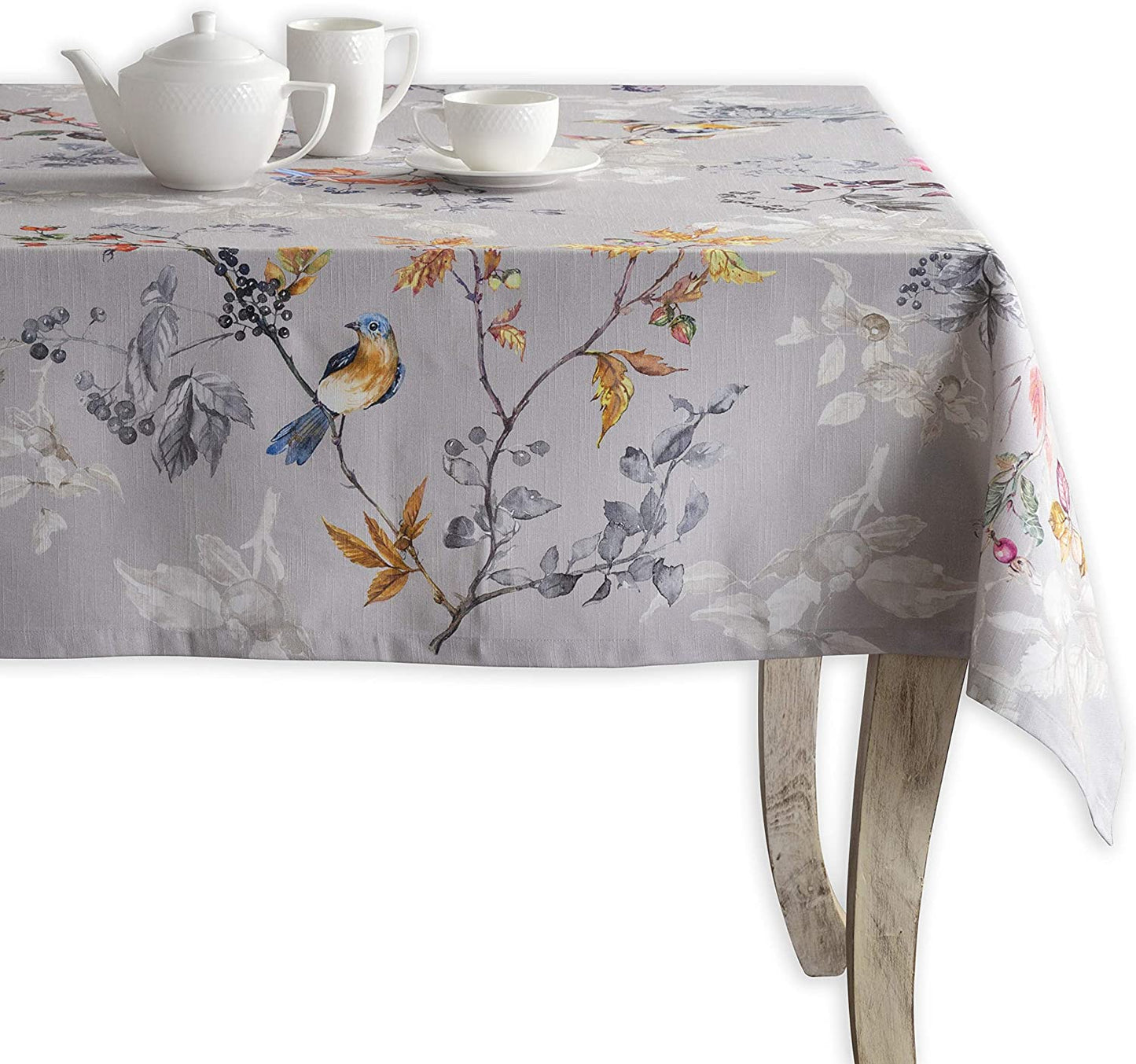 100% Cotton Cover - 60"X60" Square Fall Decorative Dinning Tablecloths