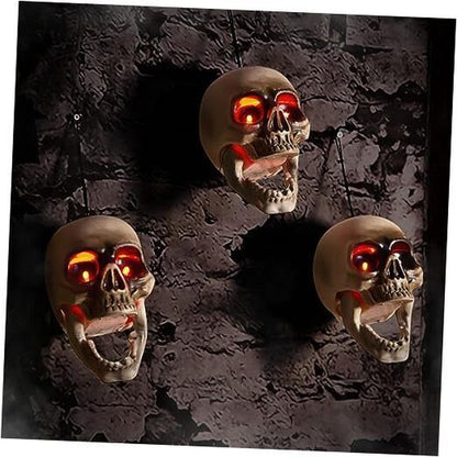 Wireless Hanging Skull Heads