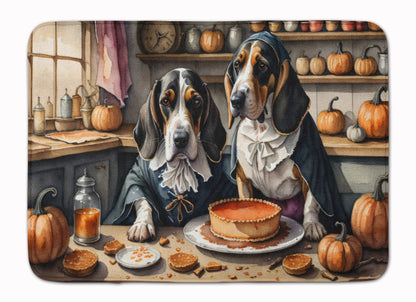 Basset Hound Fall Kitchen Pumpkins Memory Foam Kitchen Mat