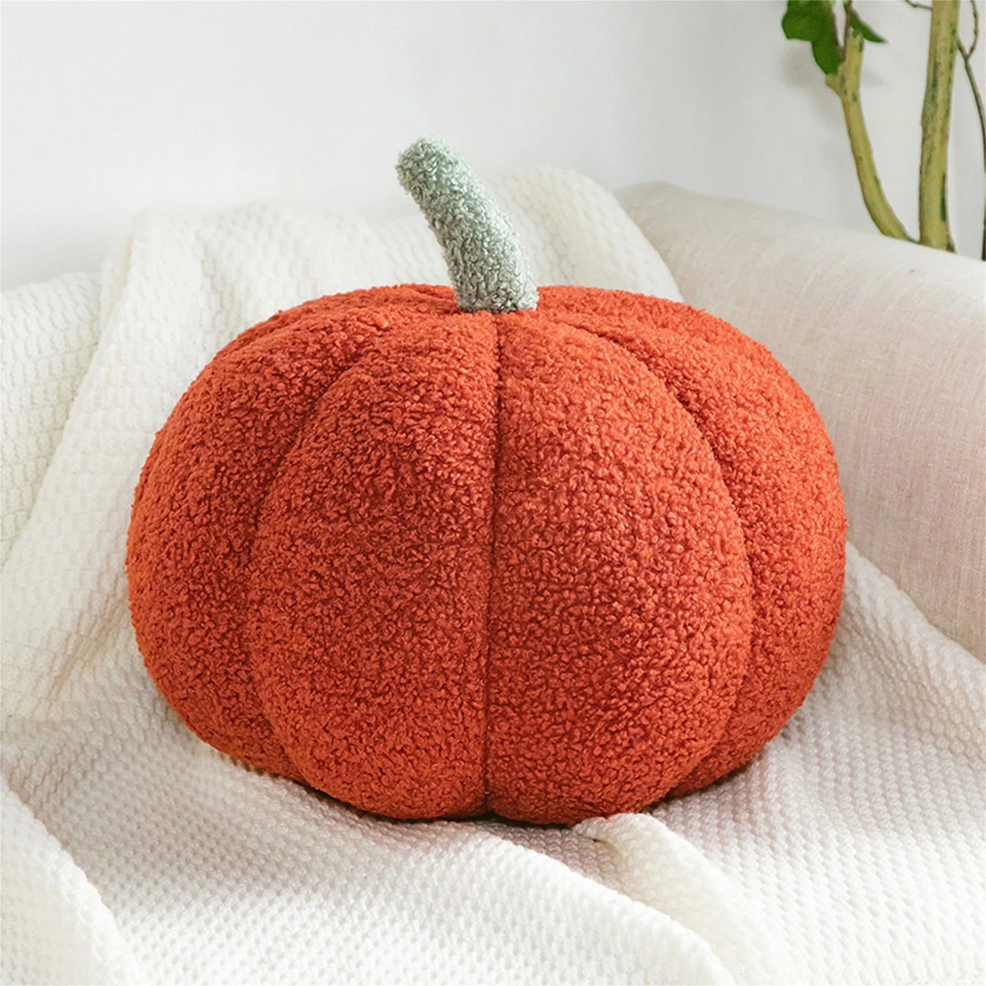 Pumpkin Soft Plush Throw Pillows