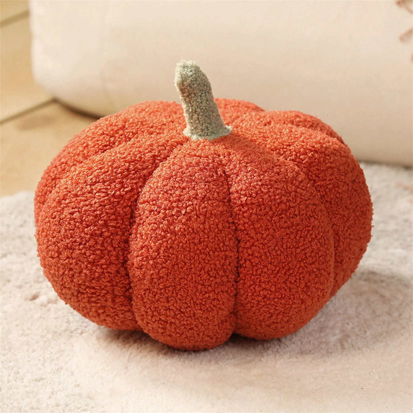 Pumpkin Soft Plush Throw Pillows