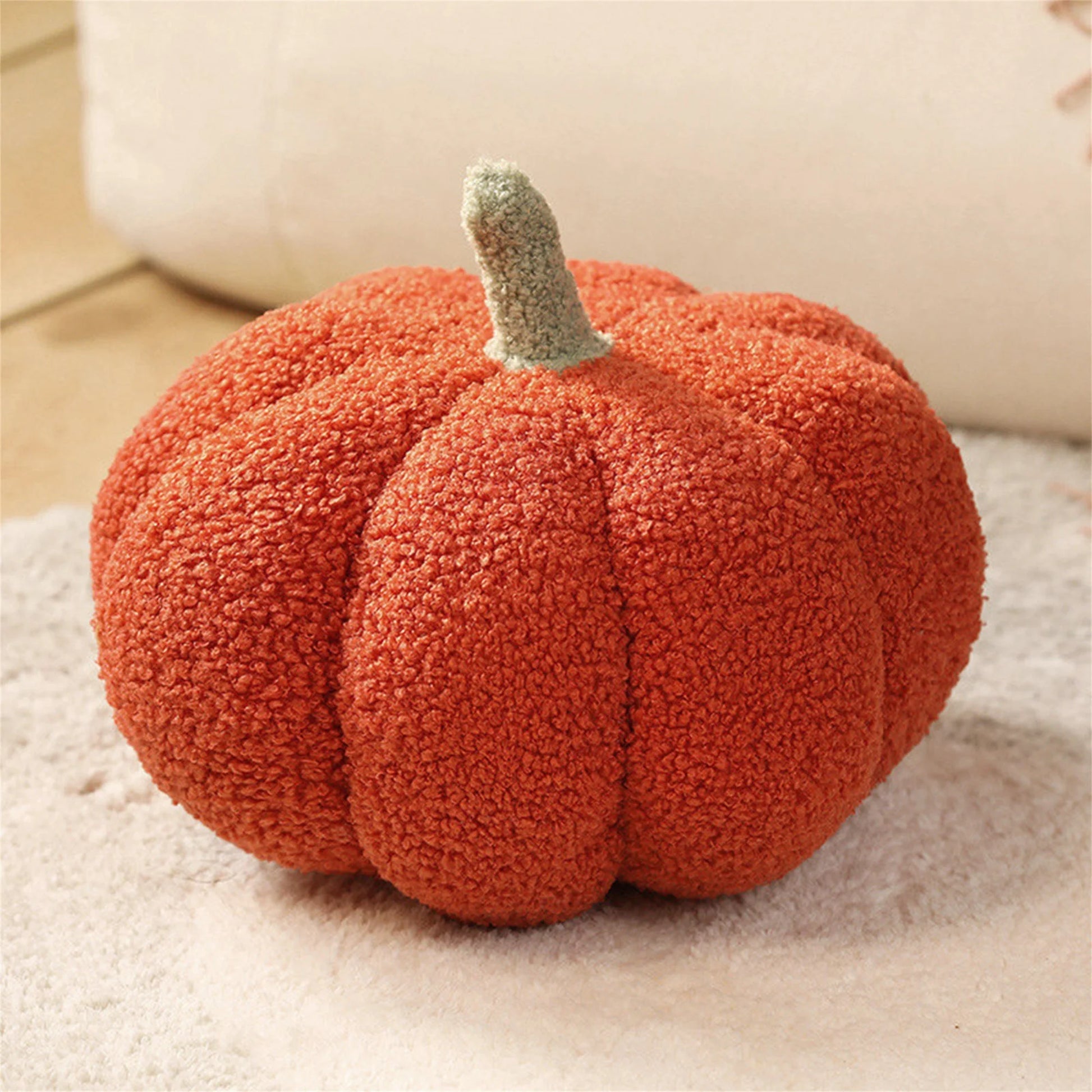 Pumpkin Soft Plush Throw Pillows