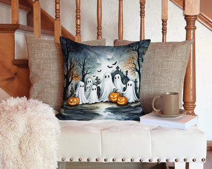 Ghosts Spooky Halloween Throw Pillow