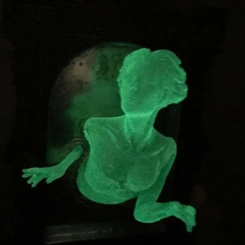 Ghost in the Mirror Sculpture (Glow in the Dark)