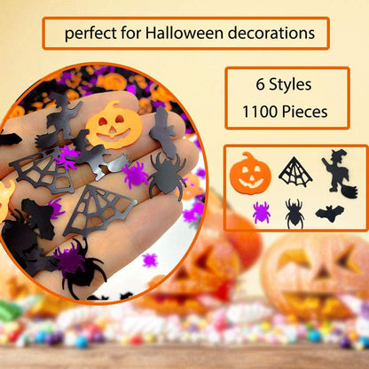 Halloween Confetti Glitter Sprinkles for Party Table Scatters Decoration 