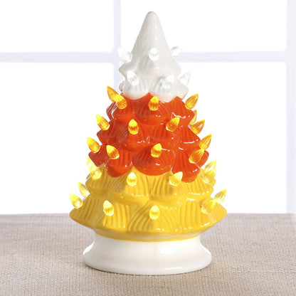 Candy Corn Tree with lights